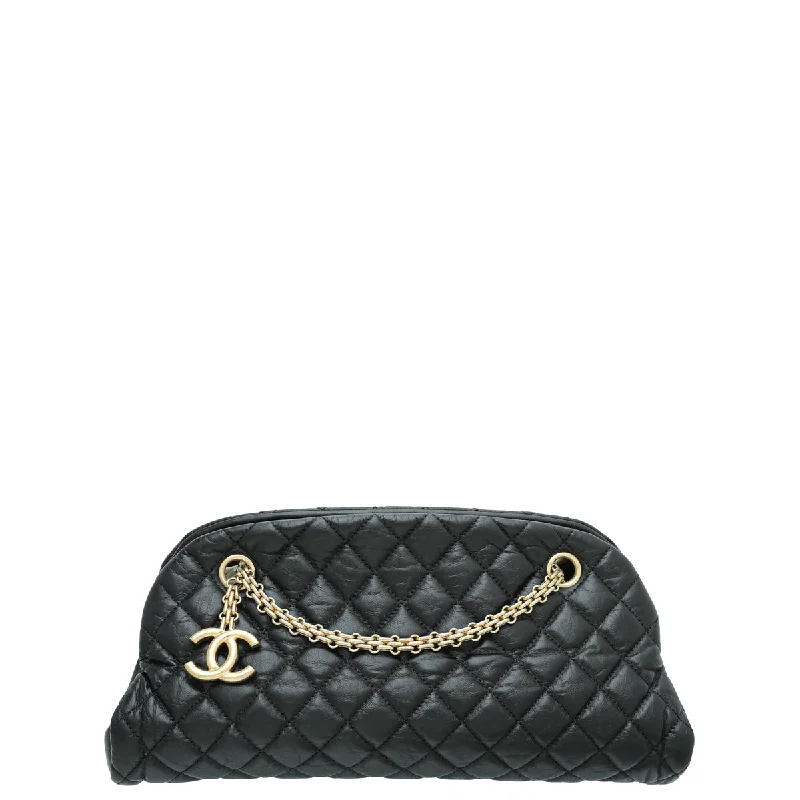 Evening Events Chanel Black Just Mademoiselle Bowling Medium Bag Limited-Stock Handbag Sale For A Stylish Look Evening Events Chanel Black Just Mademoiselle Bowling Medium Bag Limited-Stock Handbag Sale For A Stylish Look