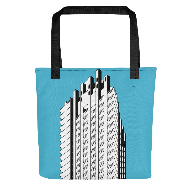 Comfort Meets Fashion Barbican Blue Tote Bags Trendy Handbags, Limited-Time Sale