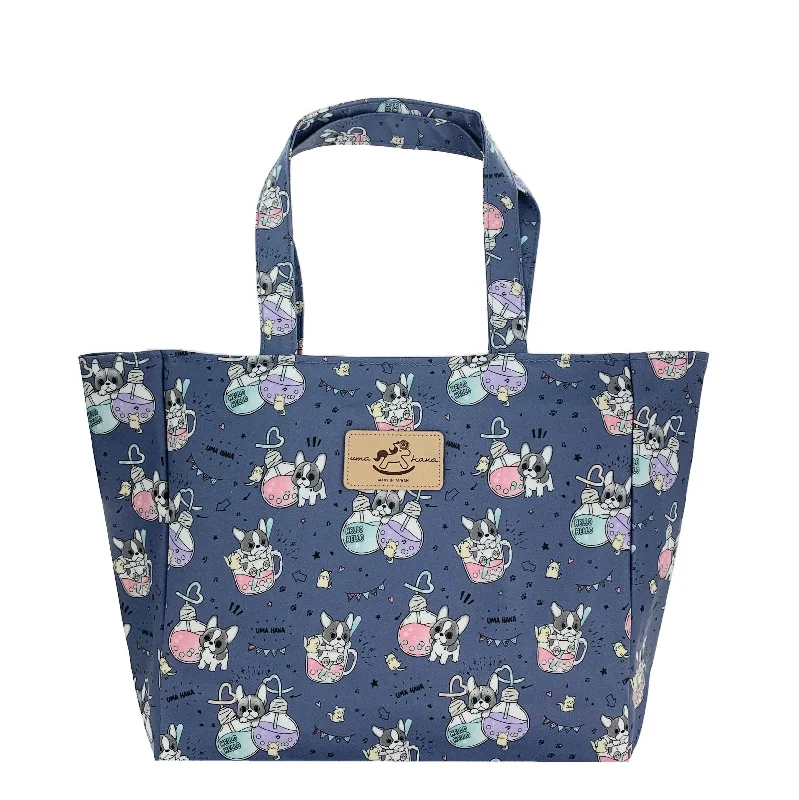 Easy Elegance Sales Blue Boba Frenchie Medium Tote Affordable Elegance, Grab Yours Now Easy Elegance Sales Blue Boba Frenchie Medium Tote Affordable Elegance, Grab Yours Now