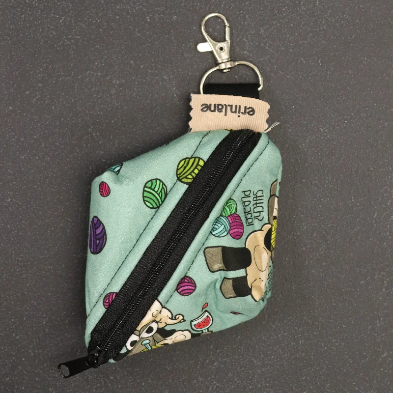 Chic Styles Notions Gem Key Fob for Knitters and Crocheters in Demi "Stitch Please." Limited-Stock Handbag Sale For A Stylish Look Chic Styles Notions Gem Key Fob for Knitters and Crocheters in Demi "Stitch Please." Limited-Stock Handbag Sale For A Stylish Look