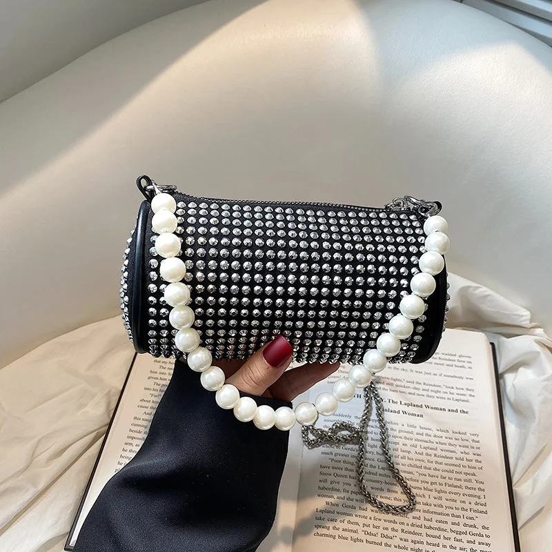 Cool Prices Wholesale Cylindrical Diamond Pearl Diagonal Cross Handbag JDC-SD-Xiuhe005 Limited-Stock Handbag Sale For A Stylish Look Cool Prices Wholesale Cylindrical Diamond Pearl Diagonal Cross Handbag JDC-SD-Xiuhe005 Limited-Stock Handbag Sale For A Stylish Look