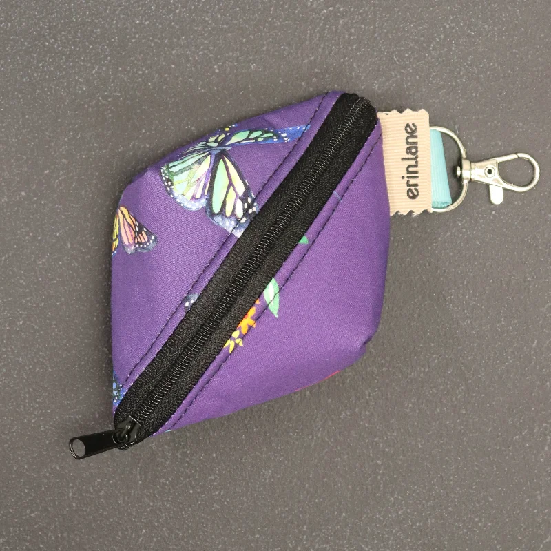Trend Forward Threads Notions Gem Key Fob for Knitters and Crocheters in Kaleidoscope of Butterflies Sleek Bags, Perfect Prices