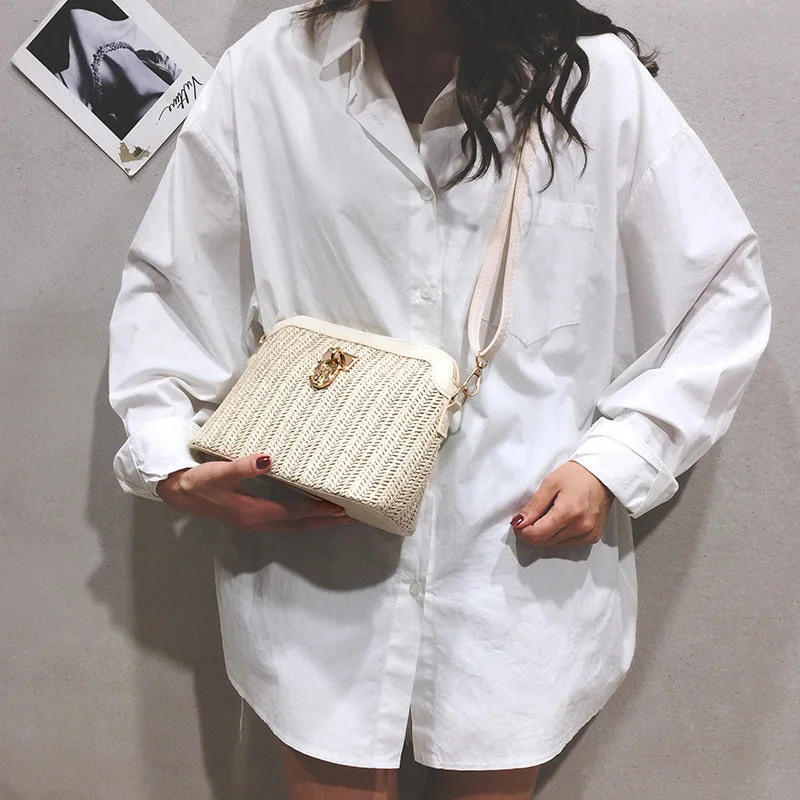 Mega Sales Wholesale Shell Straw Simple Shoulder Bag JDC-SD-SYuan005 Chic Shoulder Bags At Promotional Rates Mega Sales Wholesale Shell Straw Simple Shoulder Bag JDC-SD-SYuan005 Chic Shoulder Bags At Promotional Rates