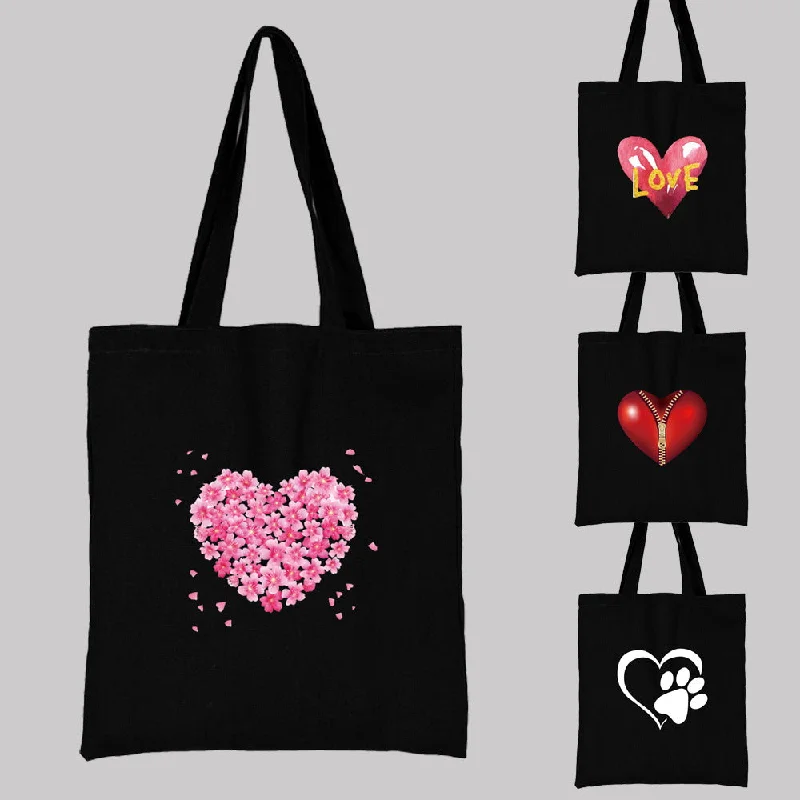 Retro Style Promotions Wholesale Love Pattern Printed Canvas Bag Environmental Handbag Shopping Bag JDC-SD-PF005 Modern Handbags With Stylish Discounts Retro Style Promotions Wholesale Love Pattern Printed Canvas Bag Environmental Handbag Shopping Bag JDC-SD-PF005 Modern Handbags With Stylish Discounts