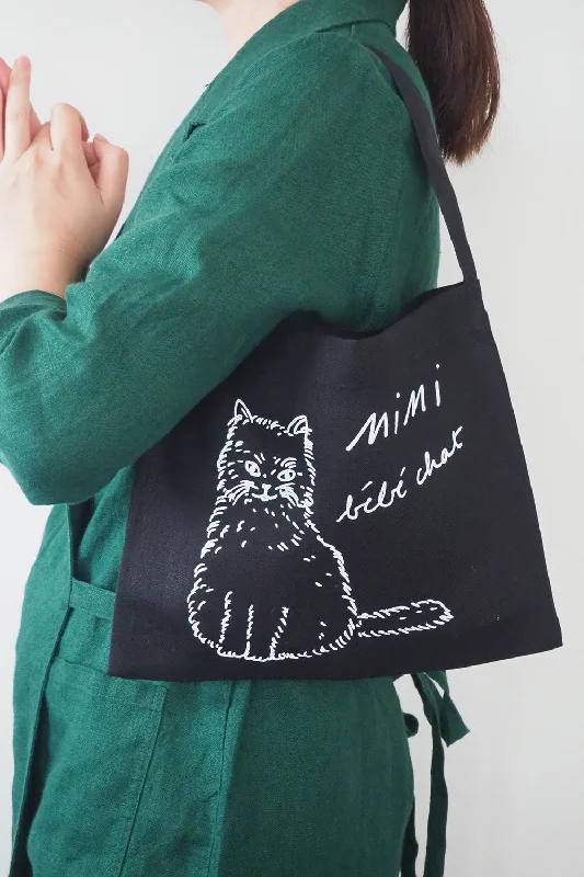 Spring Offer Small Linen Cat Tote Modern Handbags With Stylish Discounts