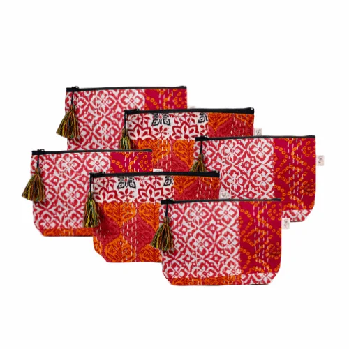 Affordable Luxury Fashion Bridesmaid Gift Bundle: 6 Red & Pink Boho Makeup Bags ONLY $144 WITH CODE: BRIDE Trendy Totes, Shop & Save Affordable Luxury Fashion Bridesmaid Gift Bundle: 6 Red & Pink Boho Makeup Bags ONLY $144 WITH CODE: BRIDE Trendy Totes, Shop & Save