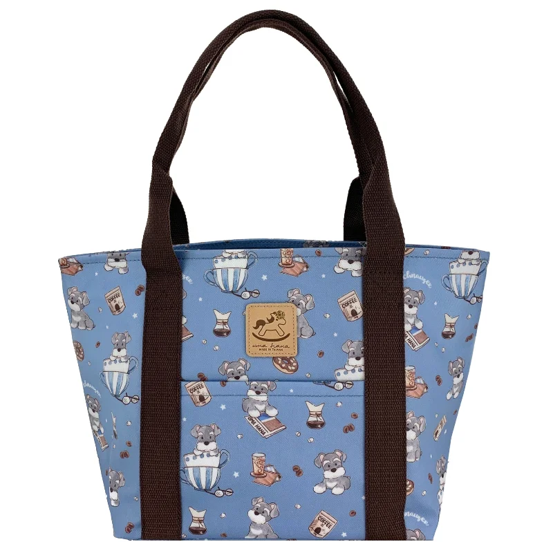 Fashionable Comfort Promotions Blue Sunrise Schnauzers Dumpling Tote Modern Handbags With Stylish Discounts Fashionable Comfort Promotions Blue Sunrise Schnauzers Dumpling Tote Modern Handbags With Stylish Discounts
