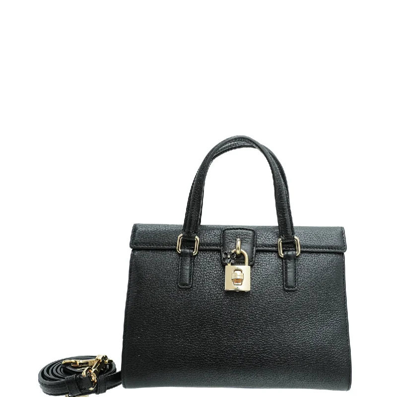 Classic Elegance Sales Dolce & Gabbana Black Dolce Lady Small Bag Timeless Handbags, Flash Sale Classic Elegance Sales Dolce & Gabbana Black Dolce Lady Small Bag Timeless Handbags, Flash Sale