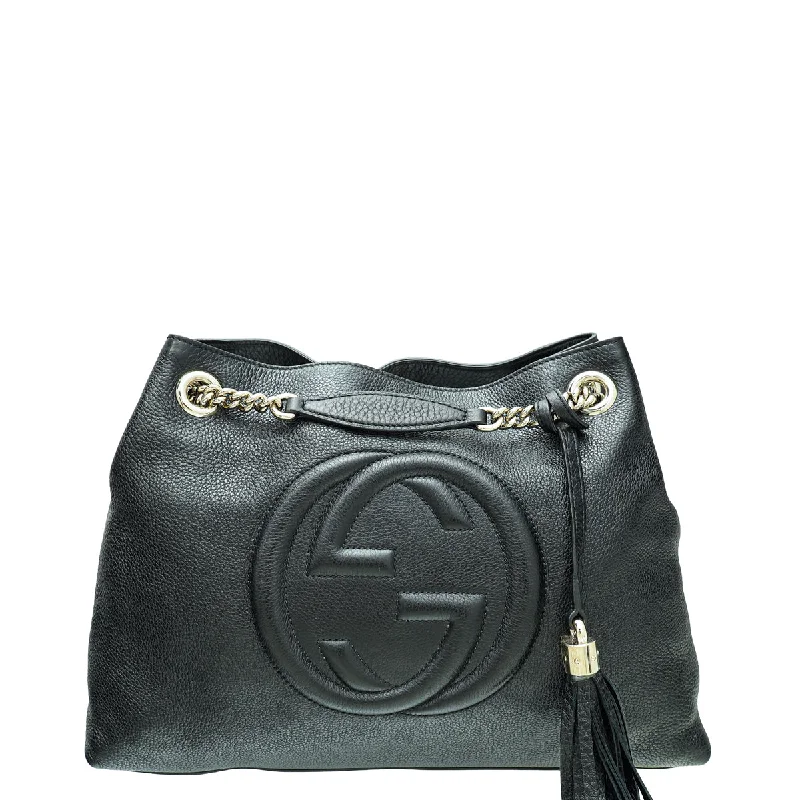 Trendy Bags Gucci Black Soho Tassel Tote Bag Don't Miss Out – Handbag Discounts