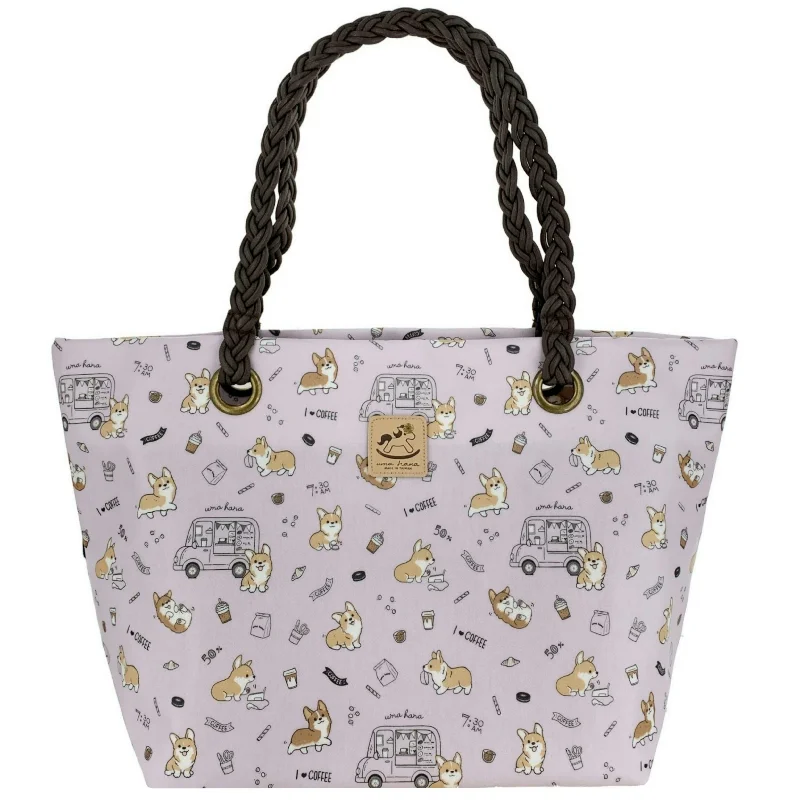 Black Friday Deals On Stylish Handbags Purple Corgis & Coffee Woven Shoulder Tote The Ultimate Sale On Must-Have Handbags Black Friday Deals On Stylish Handbags Purple Corgis & Coffee Woven Shoulder Tote The Ultimate Sale On Must-Have Handbags