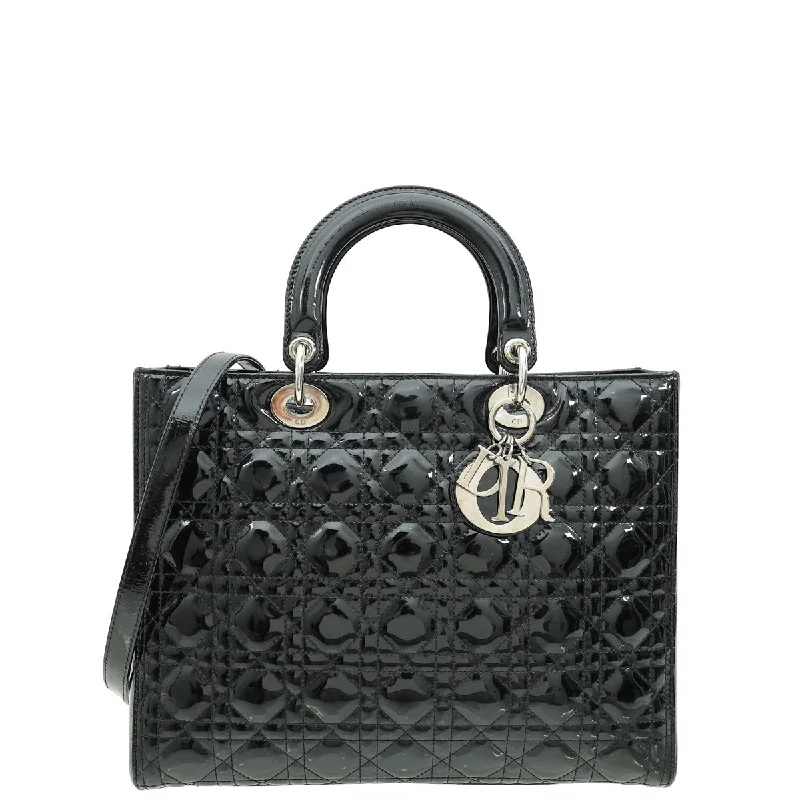 Flash Sale, Don't Miss Christian Dior Black Lady Dior Large Bag Statement Bags, Shop Today Flash Sale, Don't Miss Christian Dior Black Lady Dior Large Bag Statement Bags, Shop Today