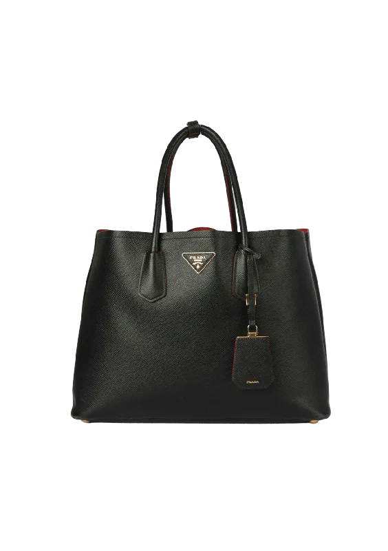 Chic Trend Collection SAFFIANO CUIR DOUBLE TOTE Best Bag Sale Of The Season