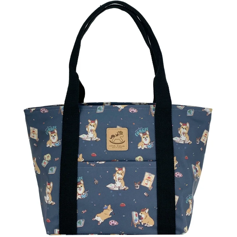 Premium Fashion Navy Blue Color Me Corgi Dumpling Tote High-End Bags, Low-End Prices Premium Fashion Navy Blue Color Me Corgi Dumpling Tote High-End Bags, Low-End Prices