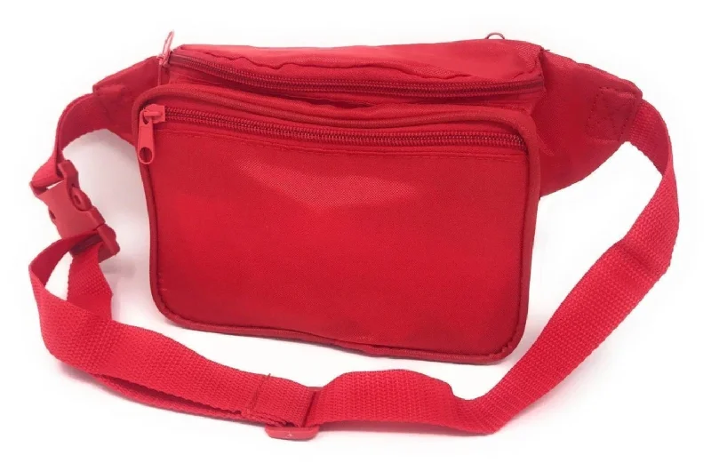 Popular Collection Three Pockets Nylon Fanny Pack W/Large Imprint Area Unmissable Deals On Everyday Handbags Popular Collection Three Pockets Nylon Fanny Pack W/Large Imprint Area Unmissable Deals On Everyday Handbags