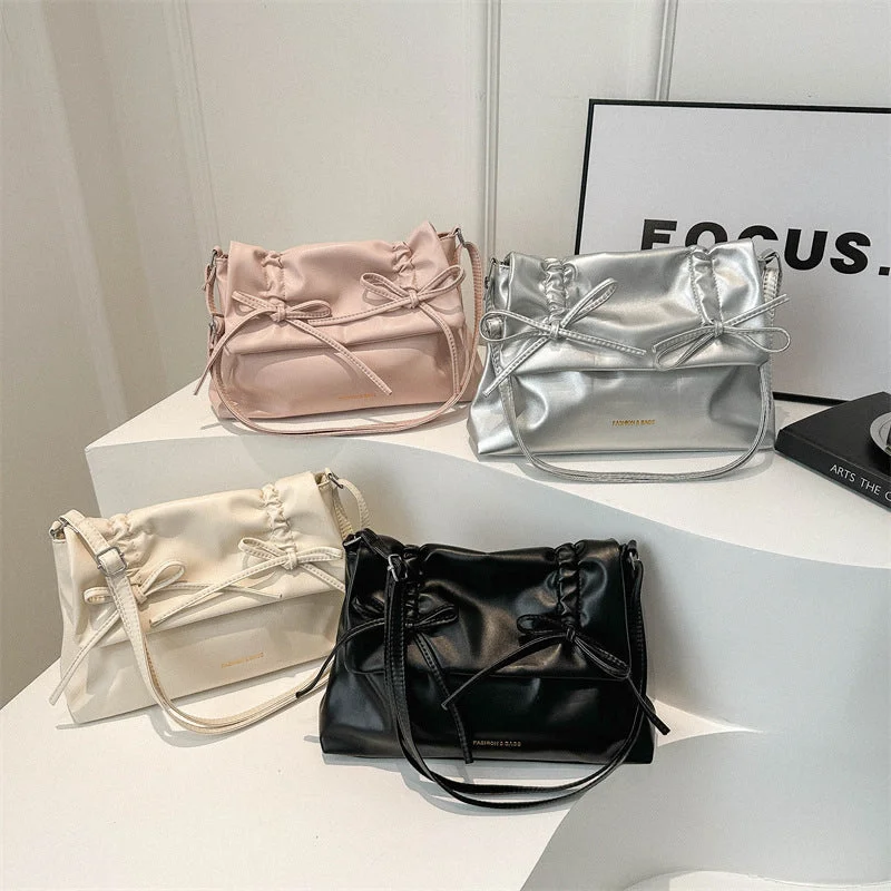 High-End Style Discounts Wholesale Bowknot Soft PU Large Capacity Solid Color Tote Bag Messenger Bag JDC-SD-Shens035 Limited-Time Handbag Sale High-End Style Discounts Wholesale Bowknot Soft PU Large Capacity Solid Color Tote Bag Messenger Bag JDC-SD-Shens035 Limited-Time Handbag Sale