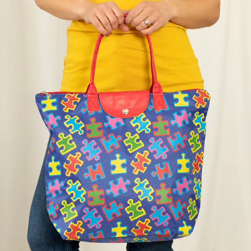 Free Spirit Puzzle Piece Packable Tote The Ultimate Sale On Must-Have Handbags