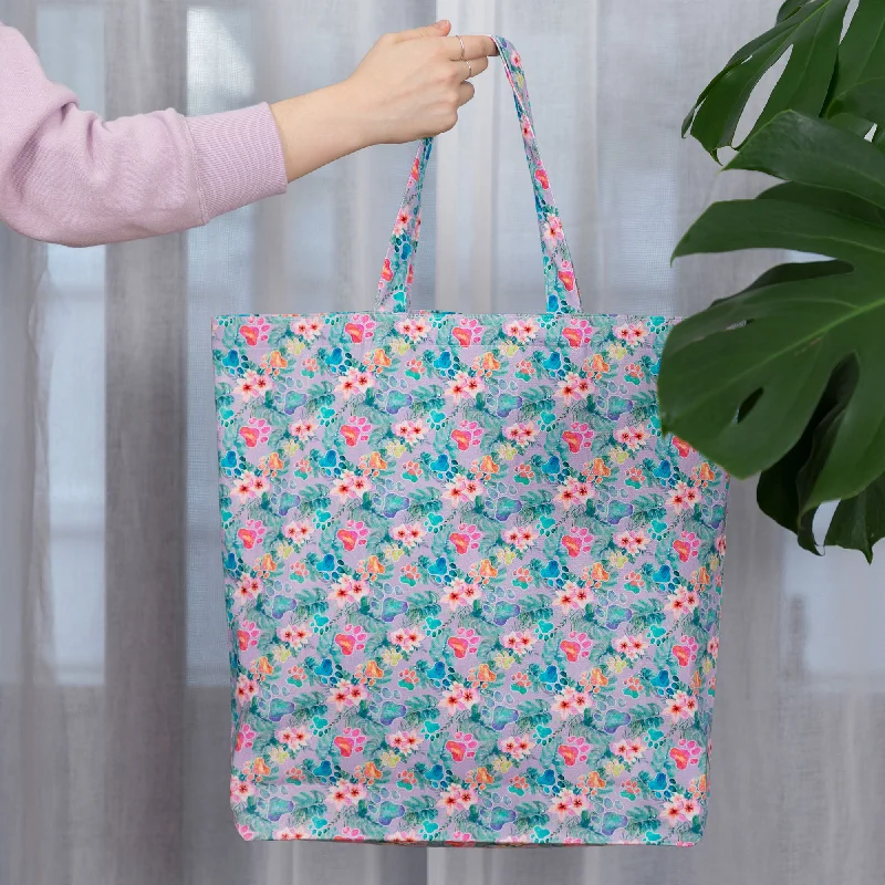 Paw Print Tote Bag Designer Bags At Exclusive Clearance Prices