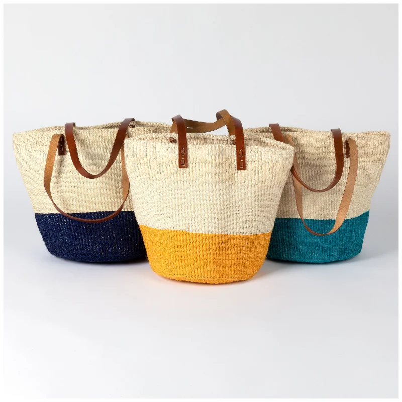 Bamboula Sisal Colorblock Tote Everyday Bags, Budget-Friendly