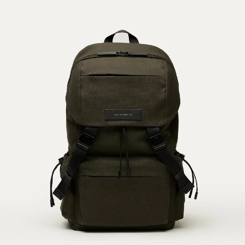 Bishop Canvas Backpack (Green) Designer-Inspired Bags, Best Prices