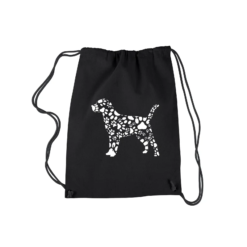 Dog Paw Prints  - Drawstring Backpack Handbag Deals For Every Occasion