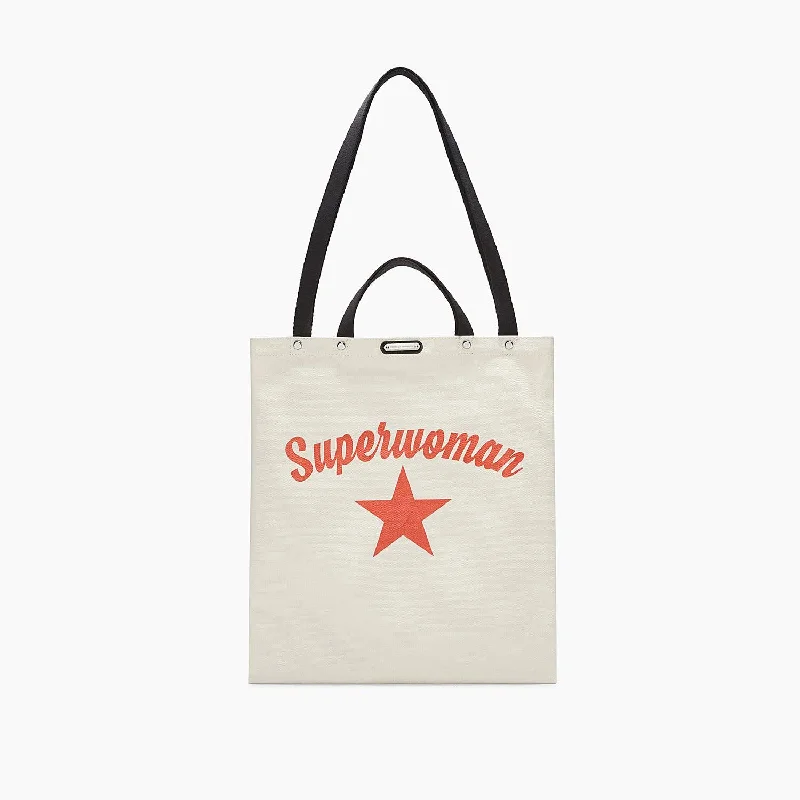 Large Superwoman Tote (Cream) Sleek Bags, Perfect Prices