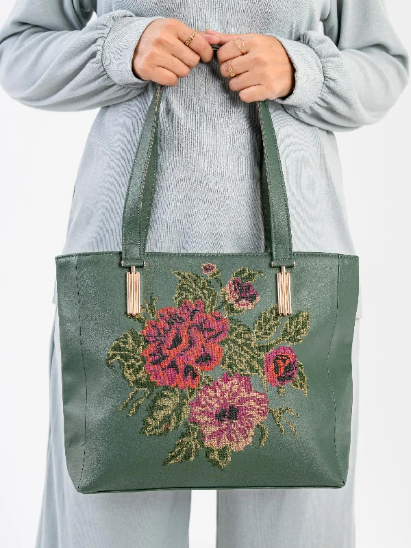 Embroidered Tote Bag The Perfect Bag Sale For A Seasonal Refresh