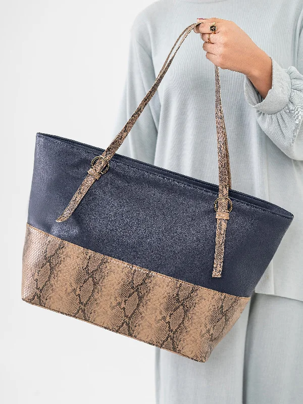 Snake Print Tote Bag Trendy & Timeless Bags, Now On Sale