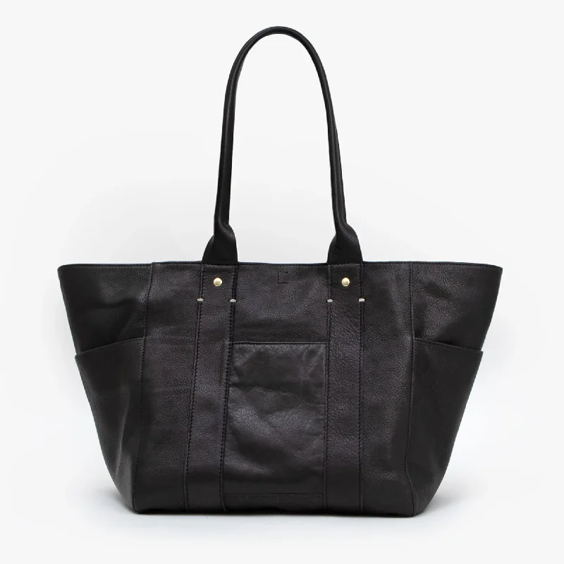 Le Box Tote (Lamba Black) Chic Shoulder Bags At Promotional Rates
