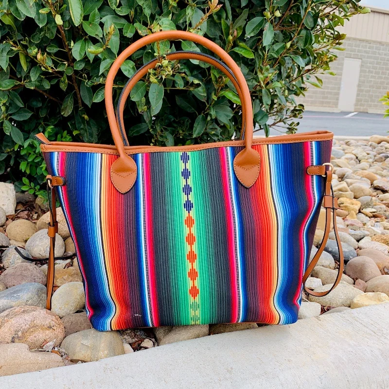 Serape Prideland Tote Chic Handbags At Special Promotional Prices