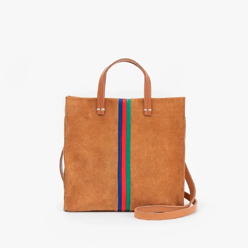 Simple Tote (Camel Suede Nappa Mini Stripe) Timeless Handbags At Reduced Prices