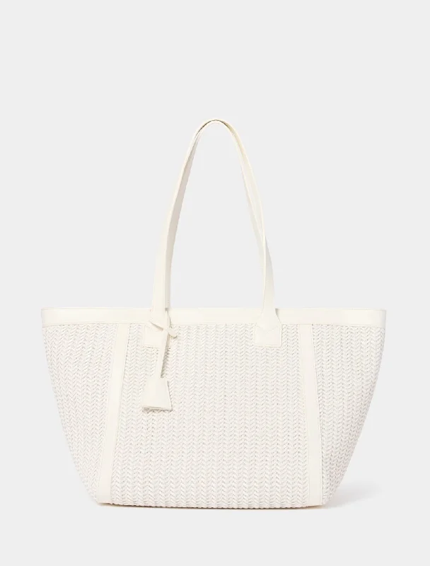 Wrenley Weave Tote Bag Designer Bags, Low Prices