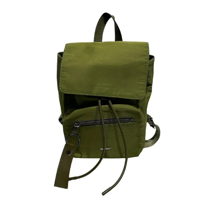 OFF-WHITE/Backpack/OS/Nylon/GRN/ Elegant Bags With Limited Stock Available