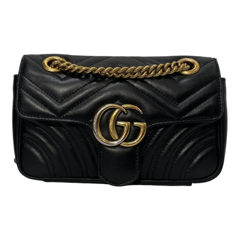 GUCCI/Cross Body Bag/S/M/Leather/BLK/GG MARMONT SHOULDER BAG Premium Bags, Special Prices GUCCI/Cross Body Bag/S/M/Leather/BLK/GG MARMONT SHOULDER BAG Premium Bags, Special Prices
