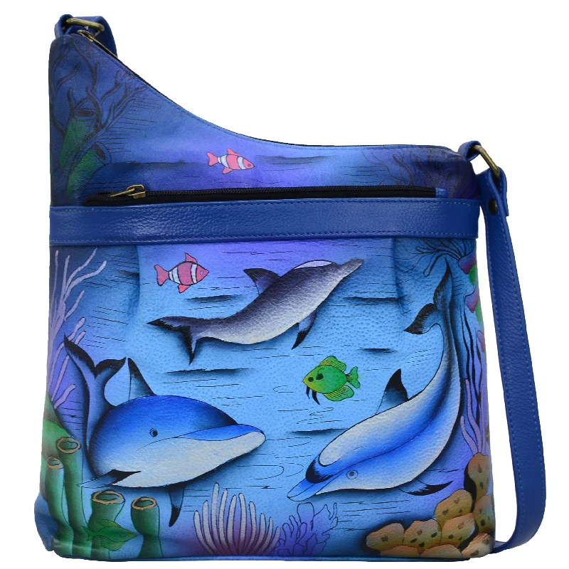 8354 PLD Anuschka Assymetric Crossbody Must-Have Bags At Irresistible Discounts