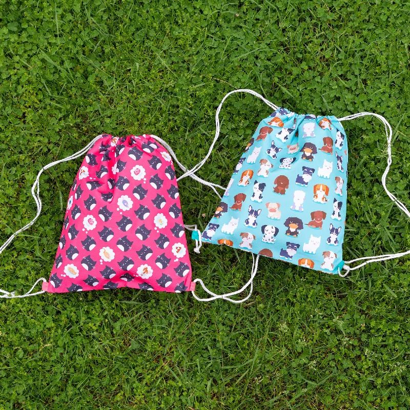 All Over Pets Drawstring Backpack Best Deals On Premium And Casual Bags – Act Fast