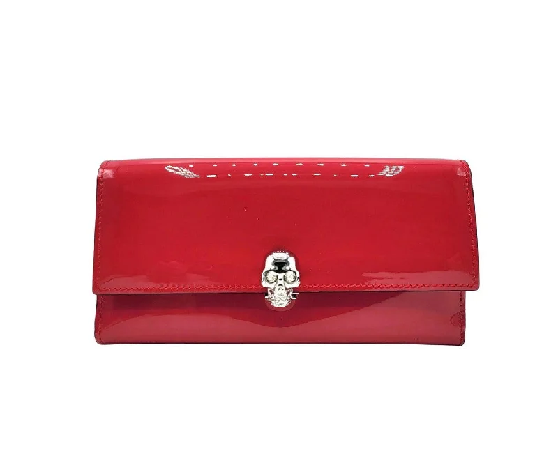 Alexander McQueen Women's Hot Pink Patent Leather Continental Wallet 275330 DP00I 5635 Best Bag Sale Of The Season Alexander McQueen Women's Hot Pink Patent Leather Continental Wallet 275330 DP00I 5635 Best Bag Sale Of The Season