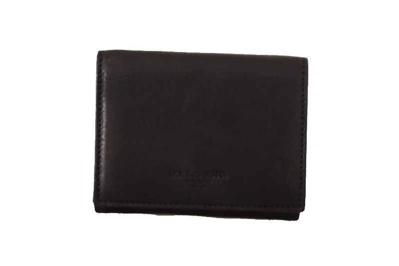 Dolce & Gabbana Black Leather Trifold Purse Belt Multi Kit Women's Wallet Stylish And Functional Bags Now At Reduced Rates Dolce & Gabbana Black Leather Trifold Purse Belt Multi Kit Women's Wallet Stylish And Functional Bags Now At Reduced Rates