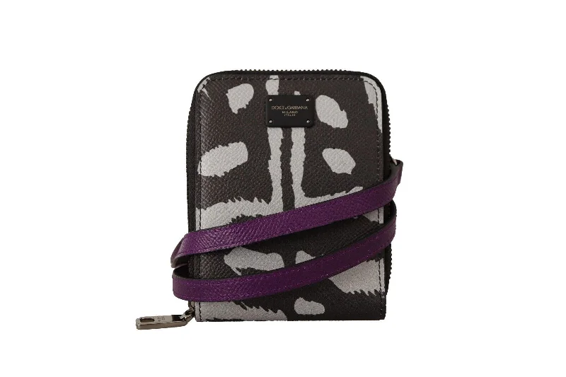 Dolce & Gabbana Black Tiger Leather Mini Bifold Sling Purse Women's Wallet Affordable Luxury – Exclusive Savings On Premium Bags Dolce & Gabbana Black Tiger Leather Mini Bifold Sling Purse Women's Wallet Affordable Luxury – Exclusive Savings On Premium Bags