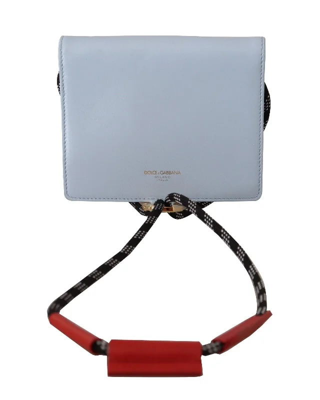 Dolce & Gabbana Light Blue Leather Mini Bifold Sling Purse Women's Wallet Limited-Stock Bag Clearance – Grab Your Favorite Now Dolce & Gabbana Light Blue Leather Mini Bifold Sling Purse Women's Wallet Limited-Stock Bag Clearance – Grab Your Favorite Now