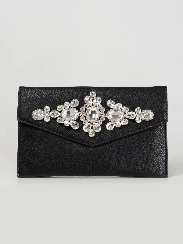 Diamante Embellished Clutch Stylish Handbags With Exclusive Online Discounts