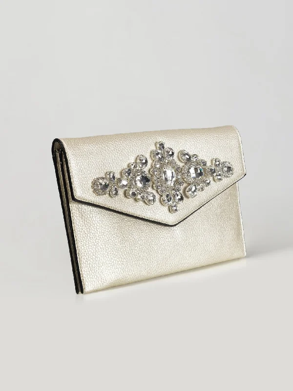 Diamante Embellished Clutch Everyday Elegance At Lower Prices