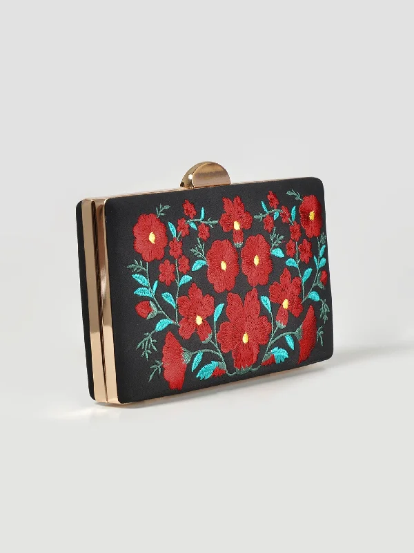 Embroidered Box Clutch Exclusive Discounts On Stylish Handbags