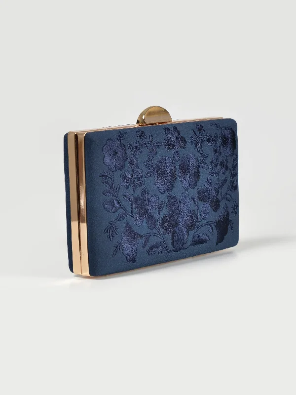 Embroidered Box Clutch Designer-Inspired Bags At Reduced Prices
