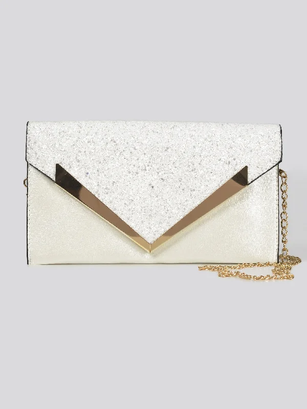 Shimmer Envelope Clutch Limited-Stock Bag Clearance – Hurry