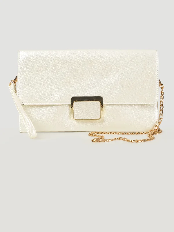 Block Buckle Clutch Fashion-Forward Bags, Now On Sale