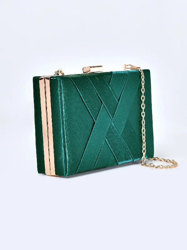 Satin Hard Clutch Luxury Bags, Budget Prices