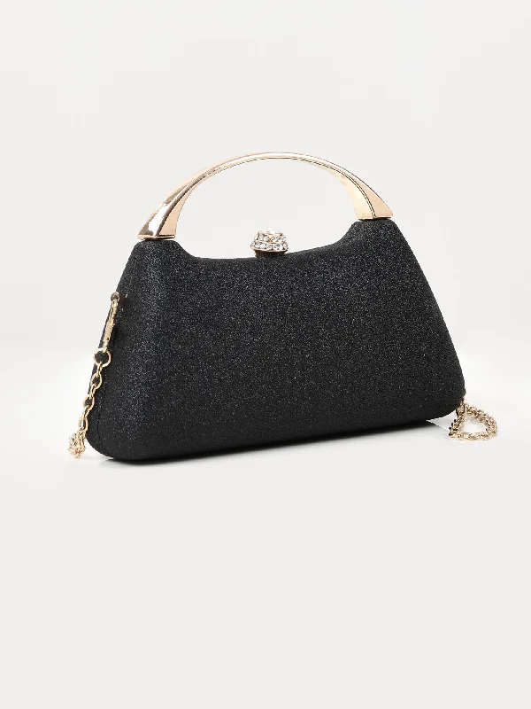 Glitter Top Handle Clutch Fashion-Forward Bags At Exclusive Promotional Prices