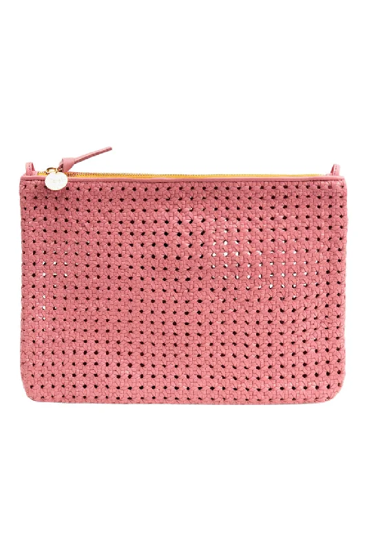 Clare V. Flat Clutch with Tabs in Petal Rattan Must-Have Bags At Irresistible Discounts Clare V. Flat Clutch with Tabs in Petal Rattan Must-Have Bags At Irresistible Discounts
