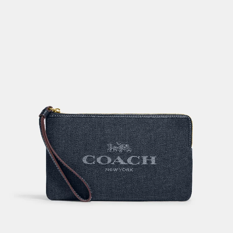 Coach Outlet Large Corner Zip With Coach Premium Handbags At Budget-Friendly Prices