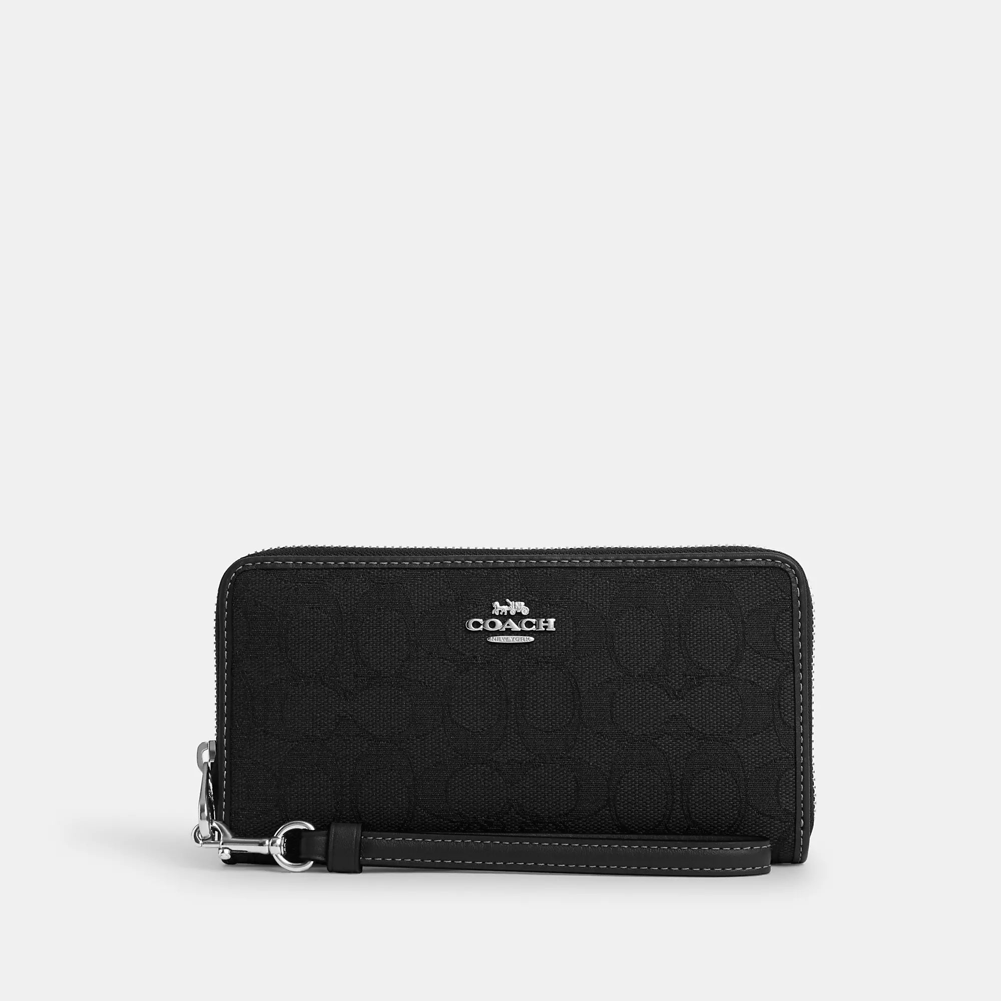 Coach Outlet Long Zip Around Wallet In Signature Jacquard Affordable Elegance, Grab Yours Now Coach Outlet Long Zip Around Wallet In Signature Jacquard Affordable Elegance, Grab Yours Now